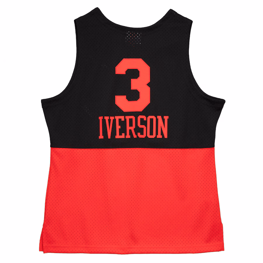 Allen Iverson Philadelphia 76ers Mitchell & Ness Camiseta Swingman Hardwood Classics Reload 2.0 2003/2004 - Negro