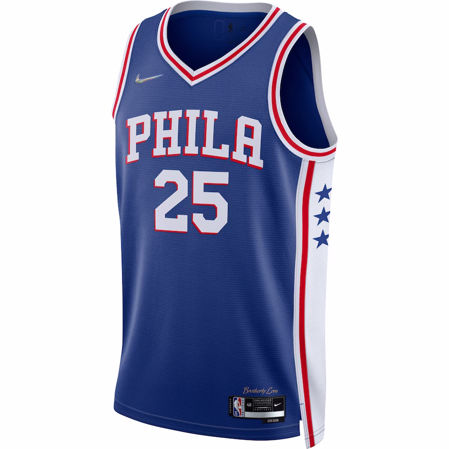 Ben Simmons Philadelphia 76ers 2021/22 Diamond Swingman Jersey - Icon Edition - Royal Blue
