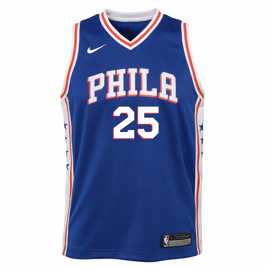 Ben Simmons Philadelphia 76ers Youth Icon Edition Swingman Jersey Royal
