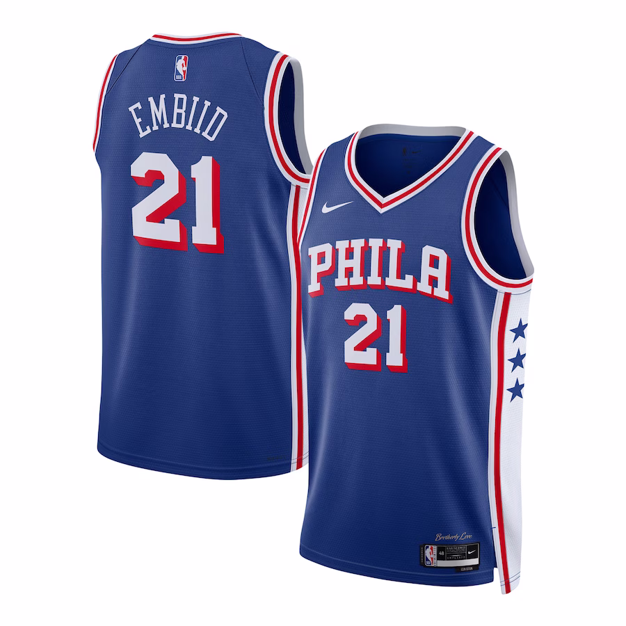 Joel Embiid Philadelphia 76ers Youth Swingman Jersey - Icon Edition - Royal Blue