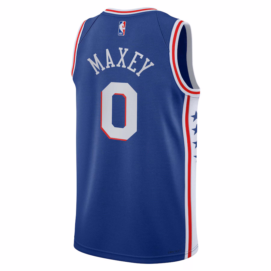 Tyrese Maxey Philadelphia 76ers Jugend Swingman-Jersey - Icon Edition - Königblau
