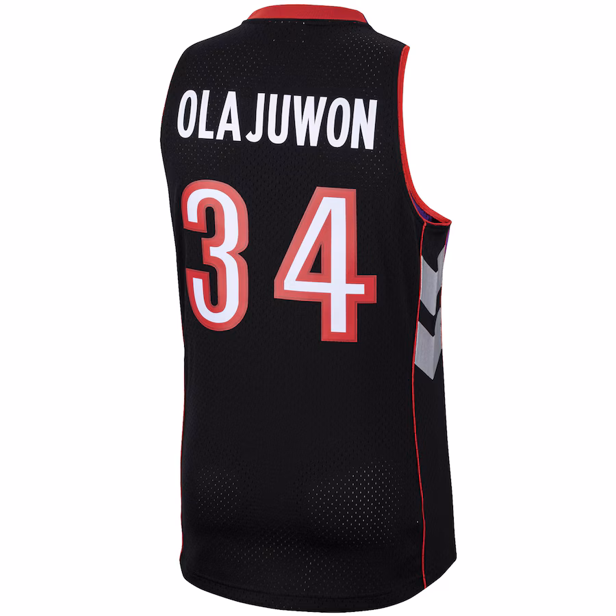 Hakeem Olajuwon Toronto Raptors Mitchell & Ness 2001/02 Hardwood Classics Swingman Jersey