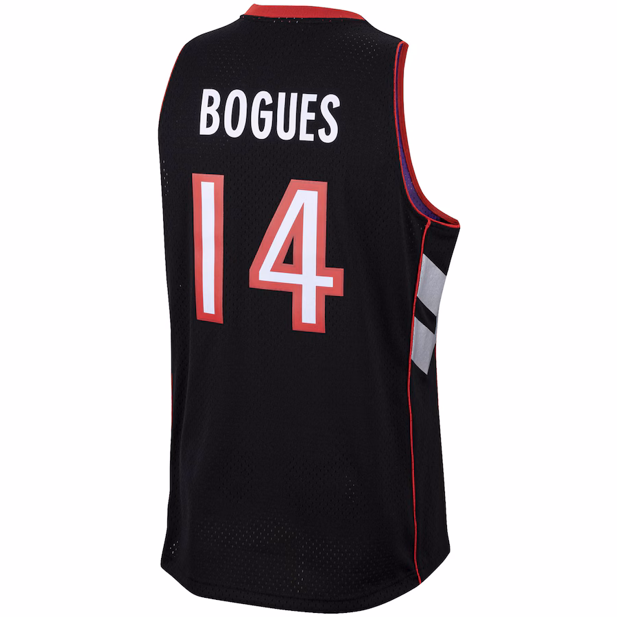 Muggsy Bogues Toronto Raptors Mitchell & Ness 2001/02 Hardwood Classics Jersey