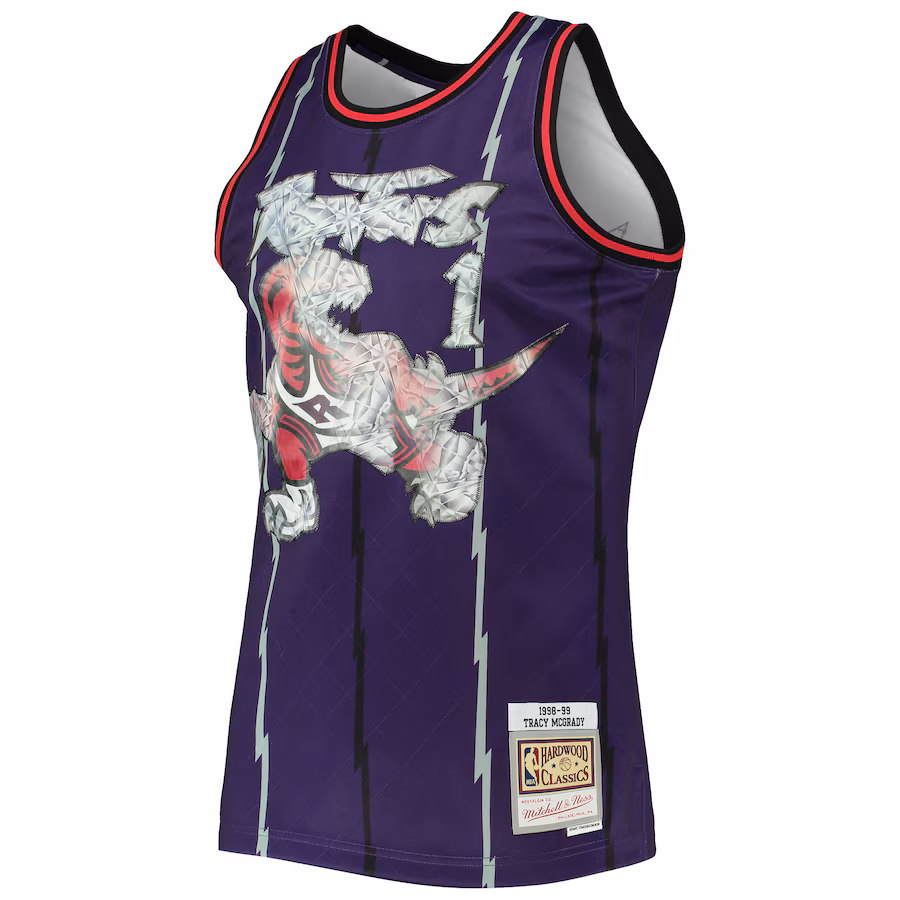 Maillot Tracy McGrady Toronto Raptors 1998/99 Mitchell & Ness NBA 75th Anniversary Diamond