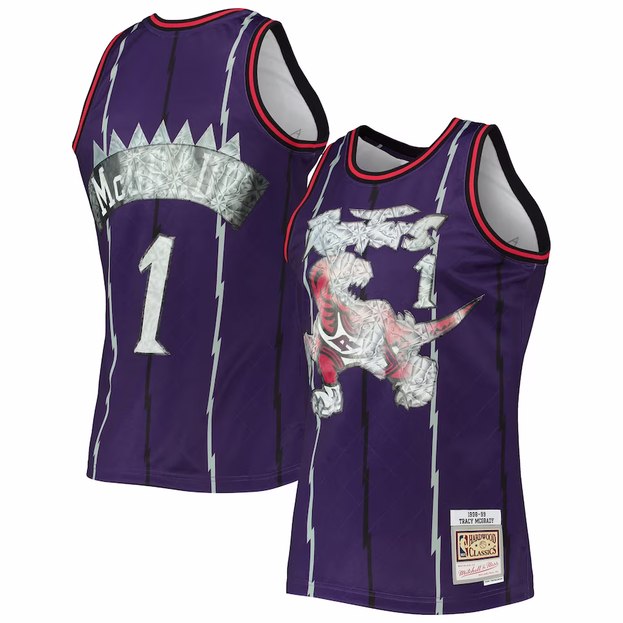 Tracy McGrady Toronto Raptors Mitchell & Ness 1998/99 NBA 75th Anniversary Diamond Jersey