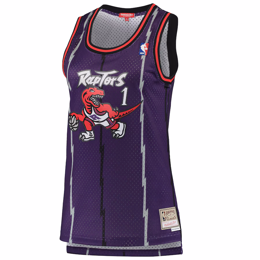 Camiseta de Mujer Tracy McGrady Toronto Raptors 1998/99 Mitchell & Ness HWC