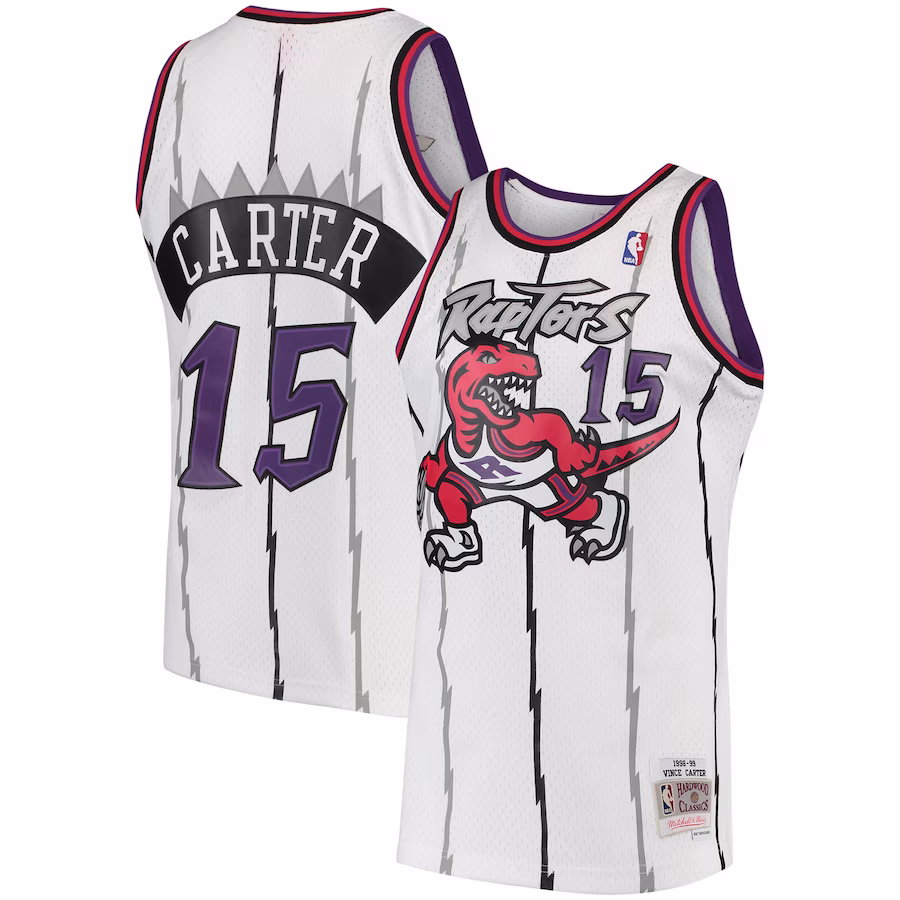 Vince Carter Toronto Raptors Mitchell & Ness 1998/99 Swingman HWC Jersey
