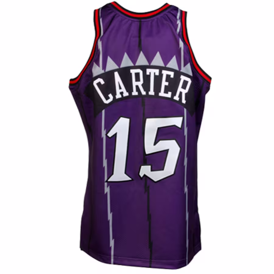 Mitchell & Ness Vince Carter Toronto Raptors 1998/99 Retro Jersey - Purple