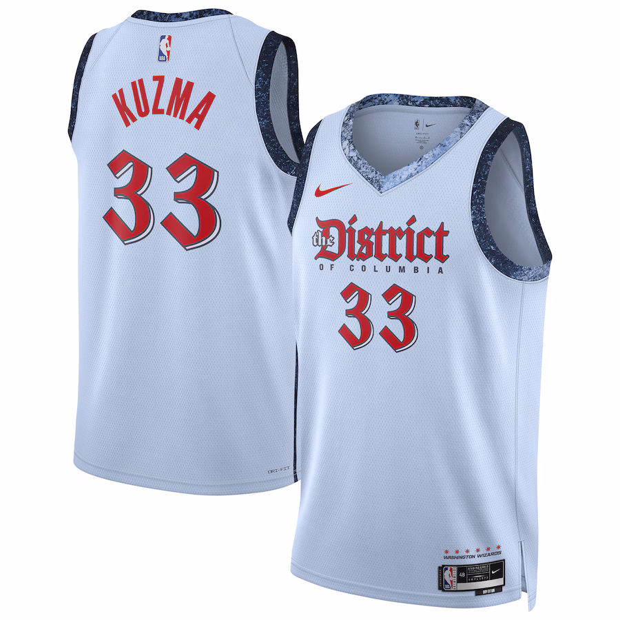 Kyle Kuzma Washington Wizards 2024/25 City Edition Jersey (Unisex)