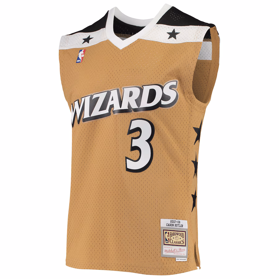 Caron Butler Washington Wizards Mitchell & Ness 2007/08 Hardwood Classics Jersey