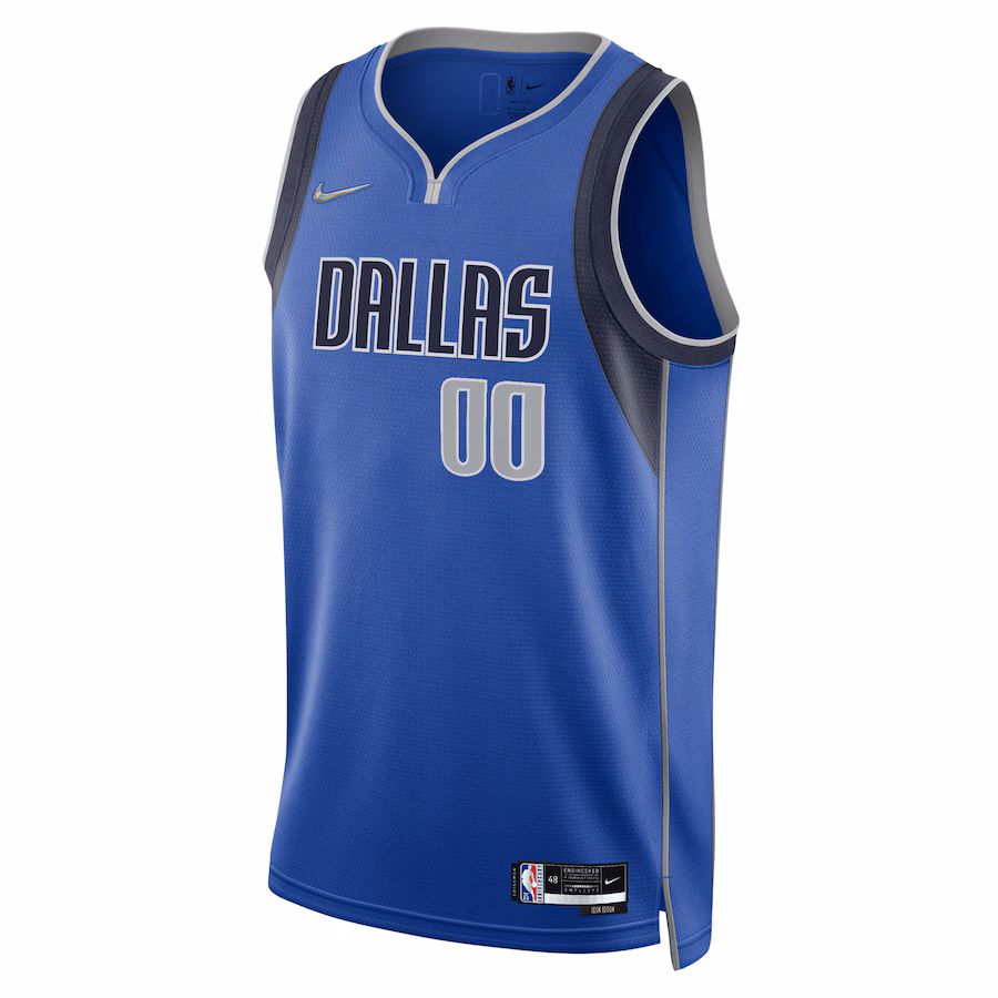 Dallas Mavericks, Maglia personalizzata 2021/22, Edizione icona, Blu