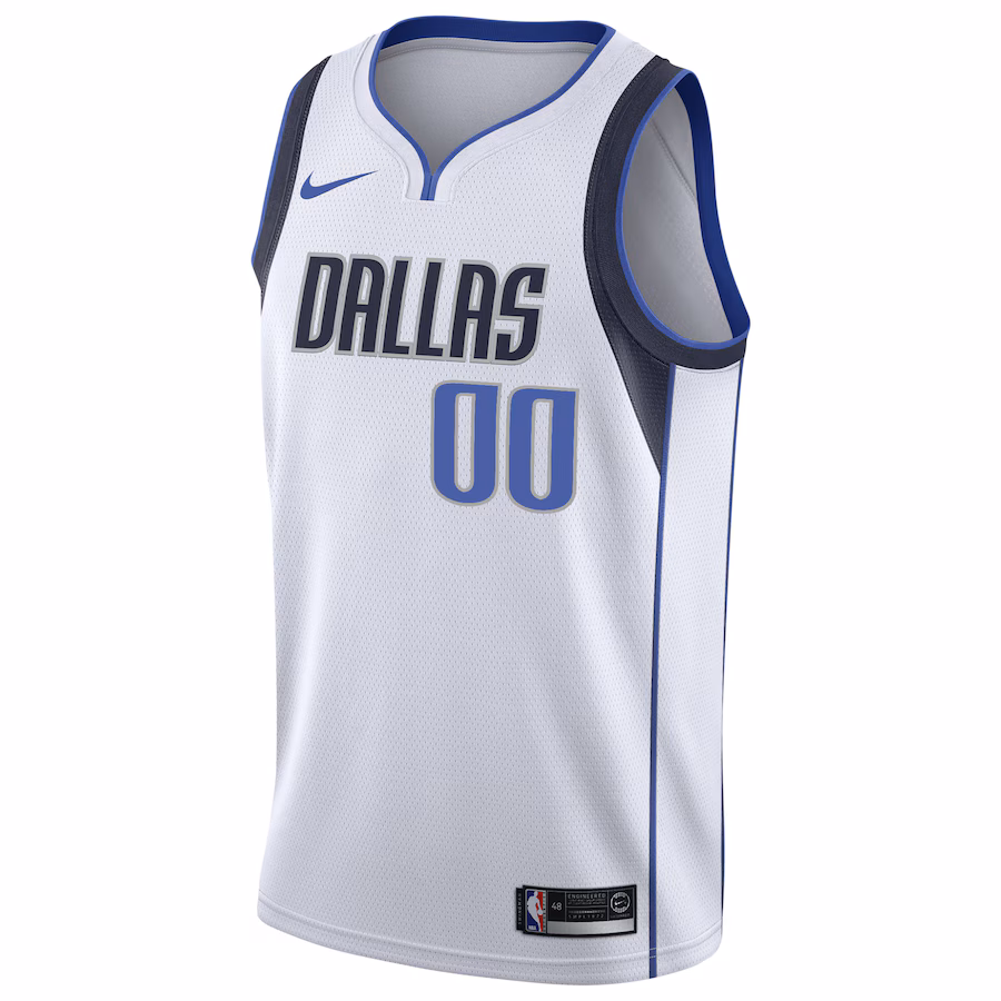Maillot Dallas Mavericks 2020/21 Personnalisé - Association Edition - Blanc