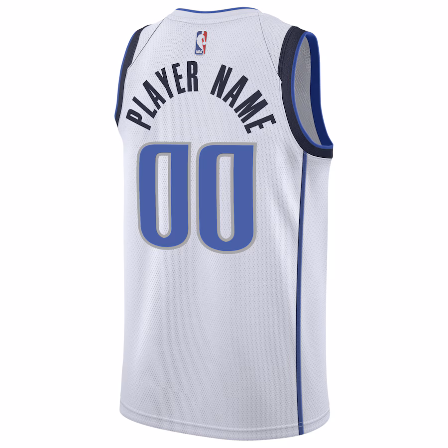 Maillot Dallas Mavericks 2020/21 Personnalisé - Association Edition - Blanc