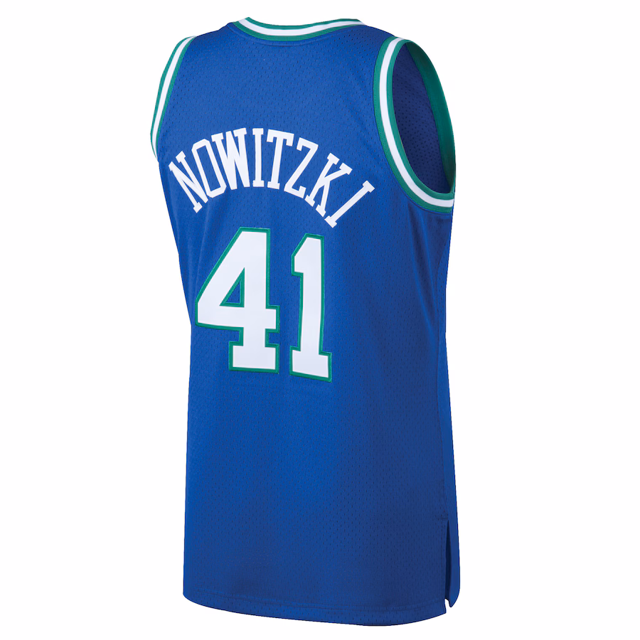 Dirk Nowitzki Dallas Mavericks Édition Classique 1998/99, Bleu