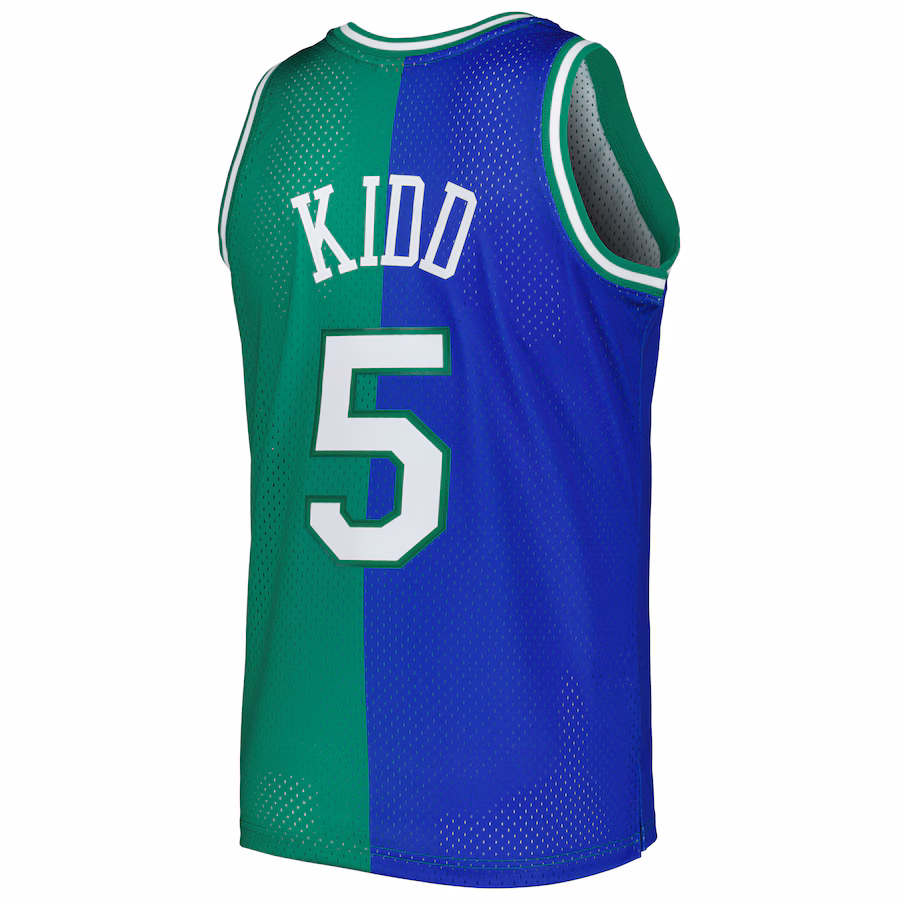 Jason Kidd, Dallas Mavericks, 1994/95, Blu/Verde