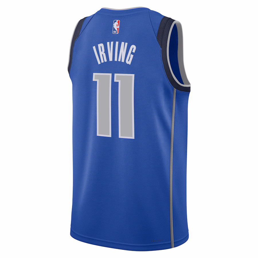 Dallas Mavericks KYRIE IRVING maglia edizione icona blu