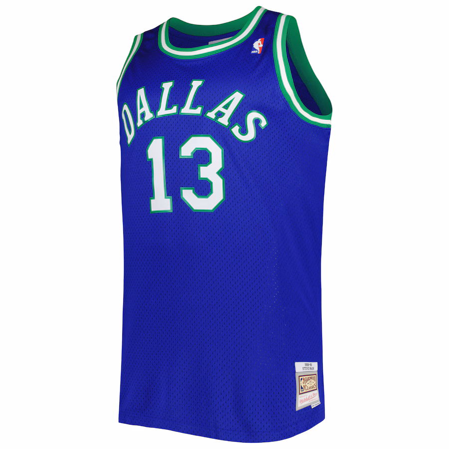 Steve Nash Dallas Mavericks 1998/99 Retro Hardwood Classics Jersey