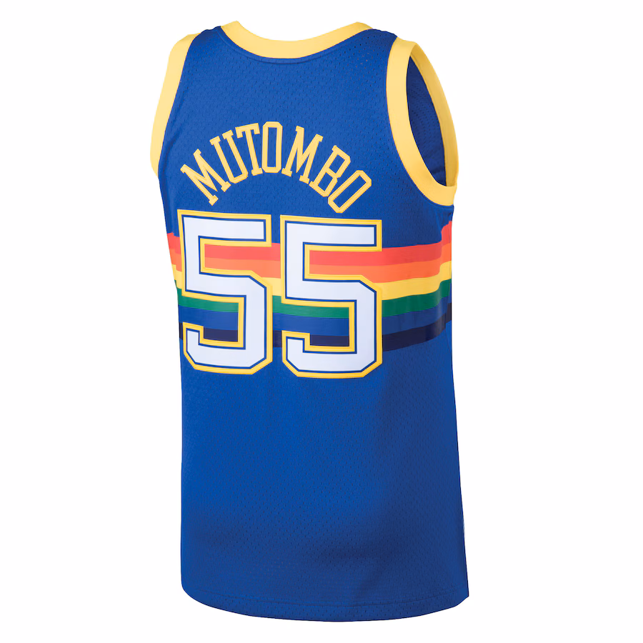 Dikembe Mutombo Denver Nuggets 1991/92, Blue