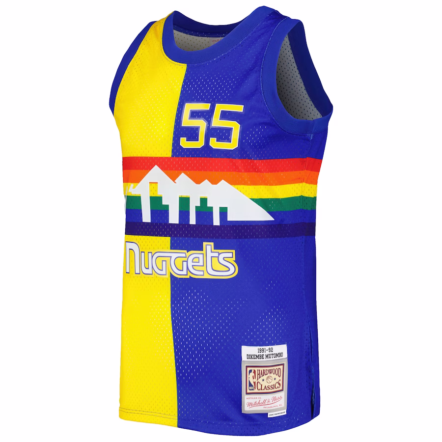 Dikembe Mutombo Denver Nuggets 1991/92, Royal Blue