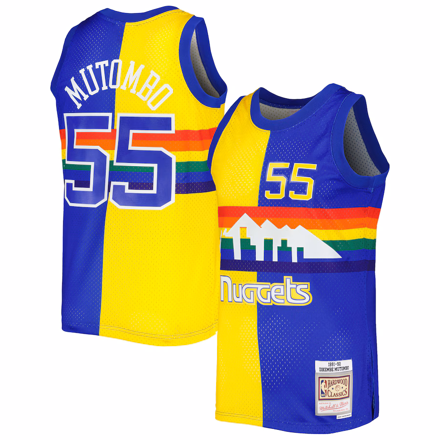Dikembe Mutombo Denver Nuggets 1991/92, Royal Blue