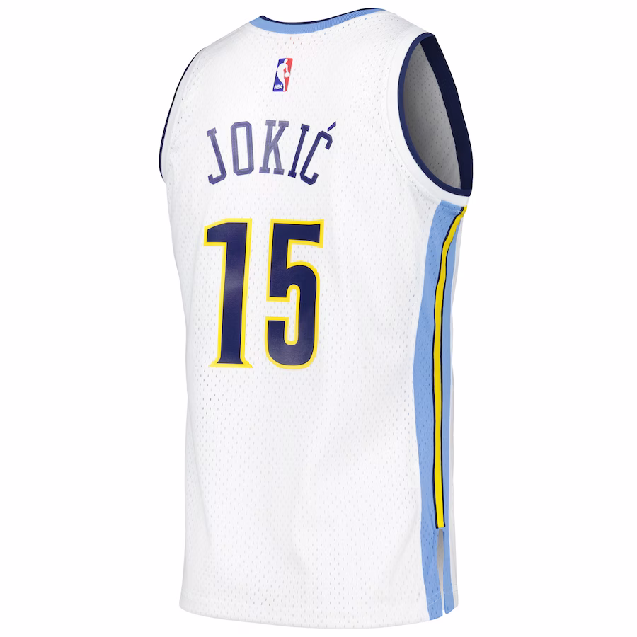 Nikola Jokic, Denver Nuggets, Retro 2016/17, Blanc