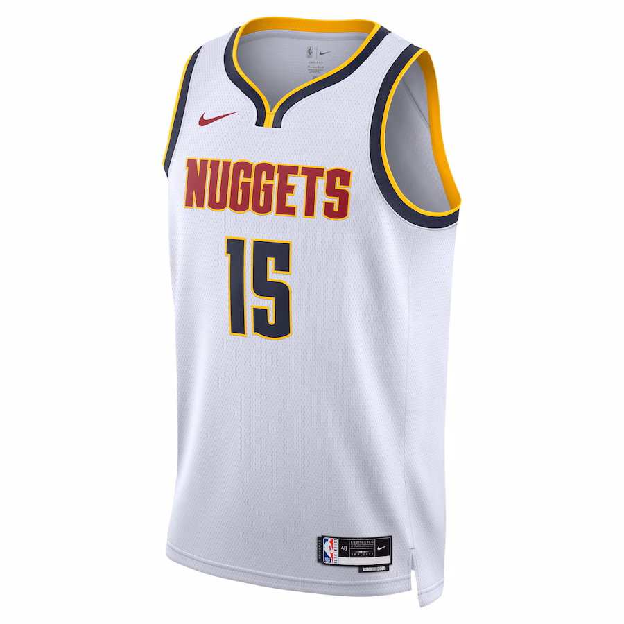 Nikola Jokic, Denver Nuggets, Édition Association, Blanc