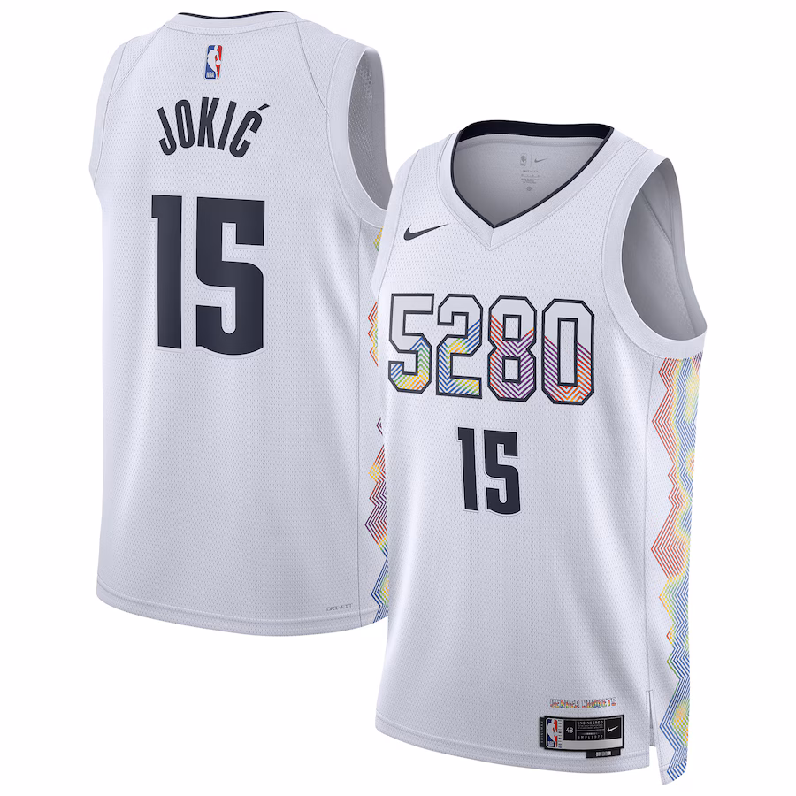 Nikola Jokic, Denver Nuggets, 2024/25 City Edition, White