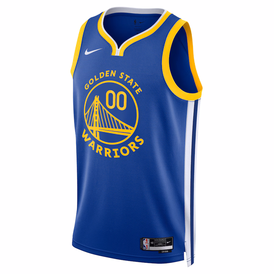 Golden State Warriors, Unisex Custom-Jersey Royal Edition, Icon Edition, Blau