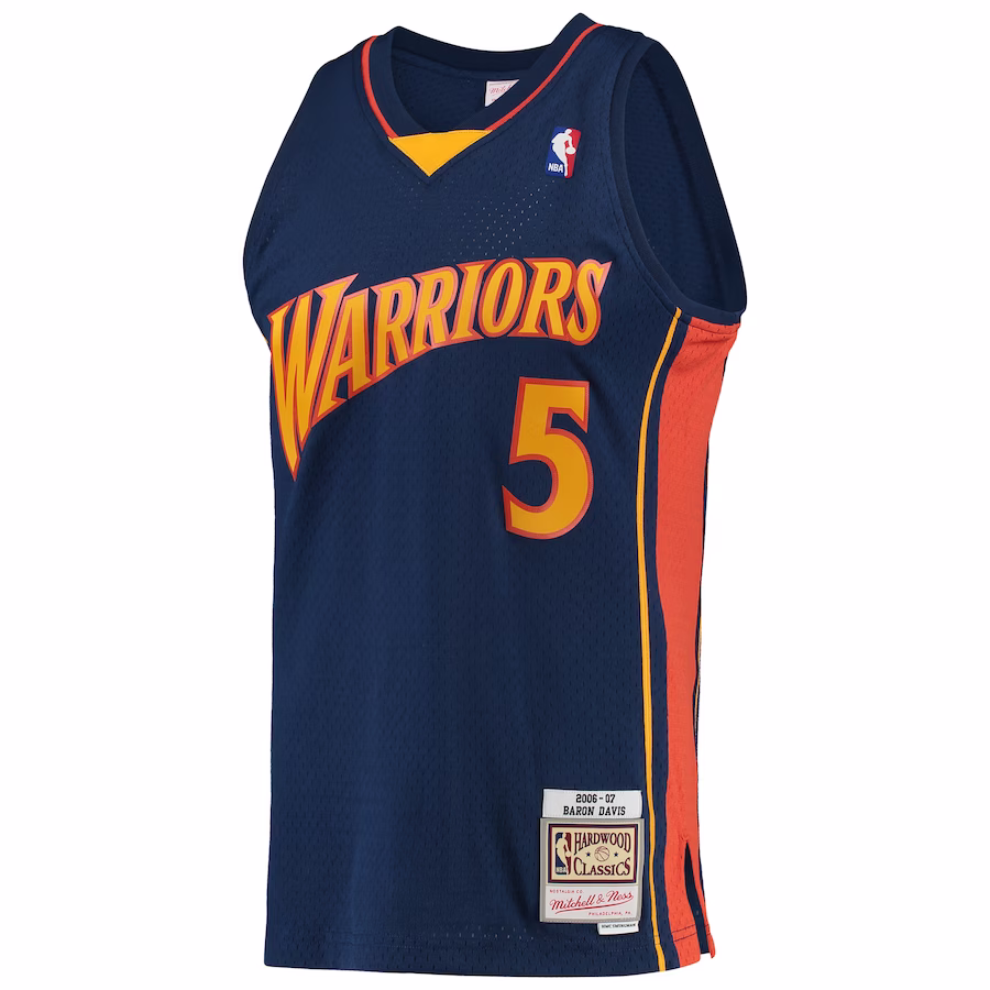 Baron Davis, Golden State Warriors, 2006/07 Classic Edition, Navy Blue