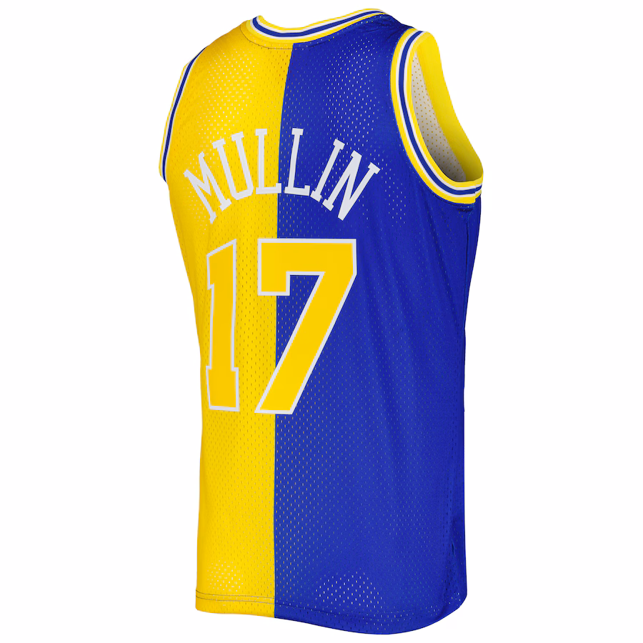 Chris Mullin, Golden State Warriors, 1993/94, Azul Real/Oro