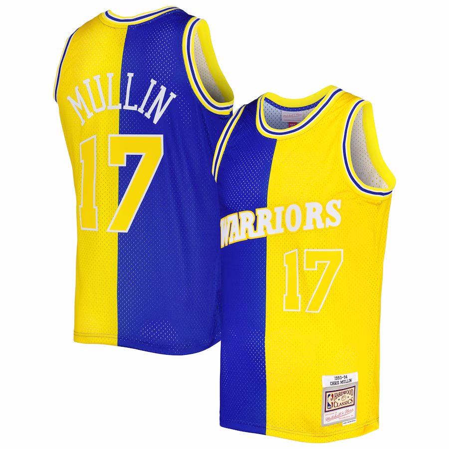 Chris Mullin, Golden State Warriors, 1993/94, Royal Blue/Gold
