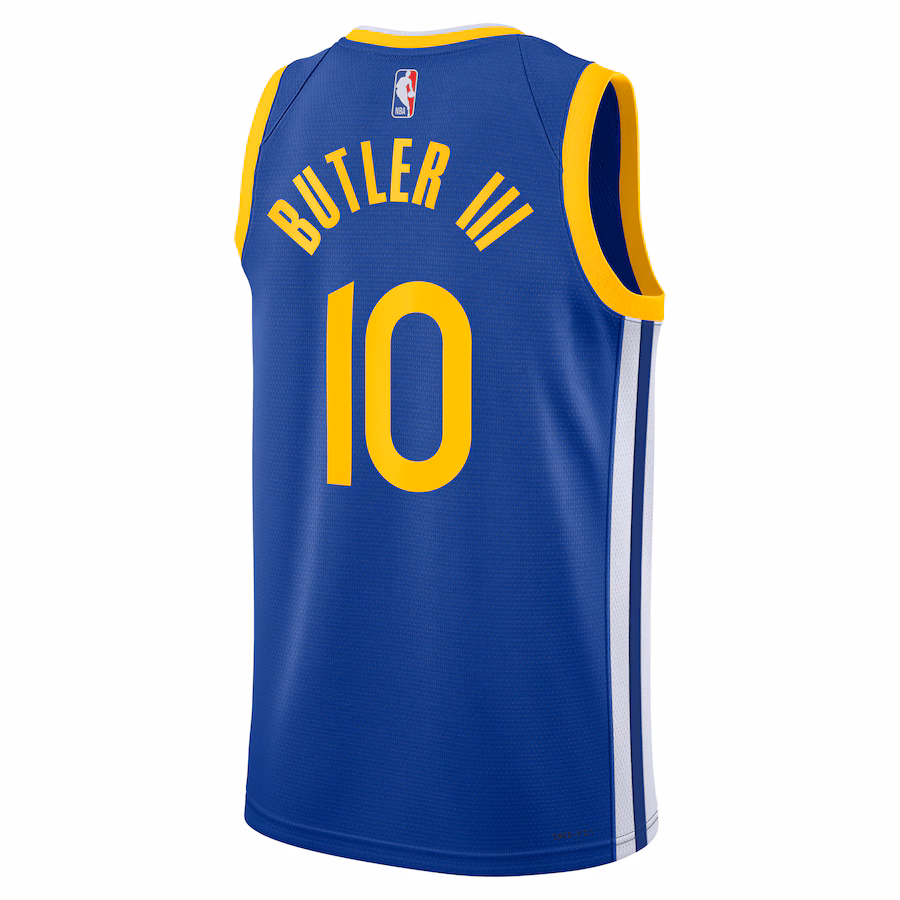 Jimmy Butler III, Golden State Warriors, Unisex-Jersey, Icon Edition, Königsblau