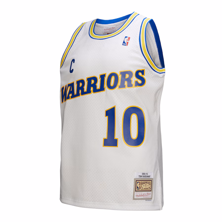 Tim Hardaway Warriors Mitchell & Ness 1990/91 Hardwood Classics Jersey