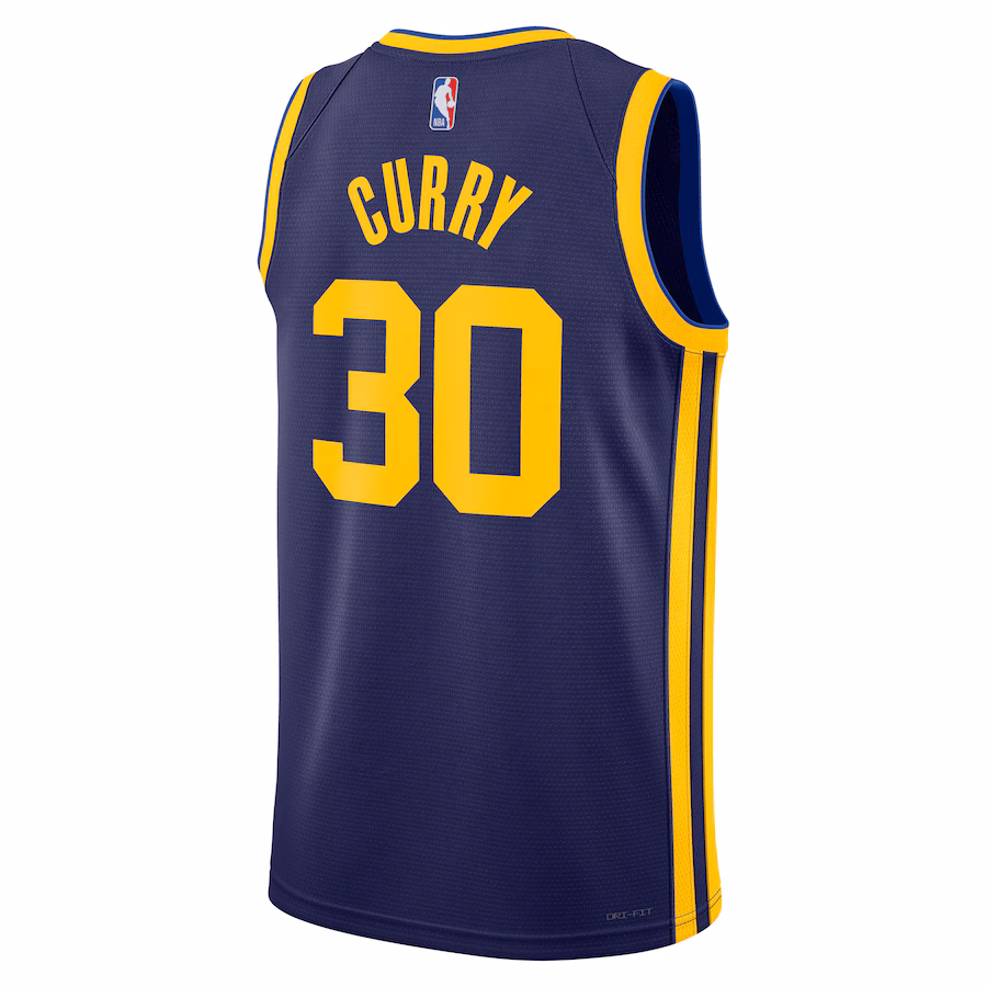 Stephen Curry, Golden State Warriors, Unisex Statement Edition, Navy Blue
