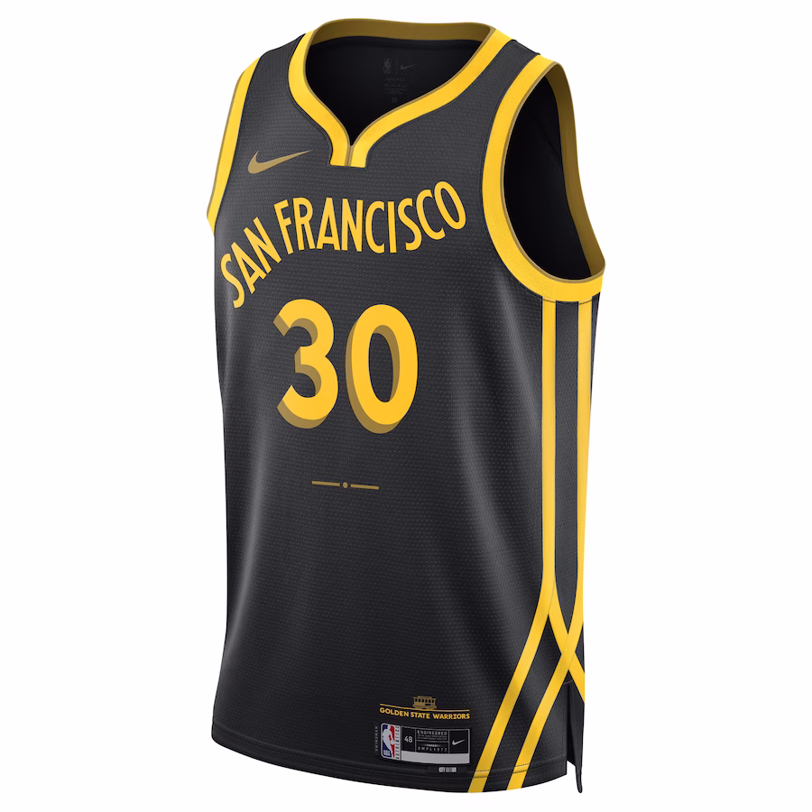 Camiseta Stephen Curry Warriors City Edition 2023/24 Unisex