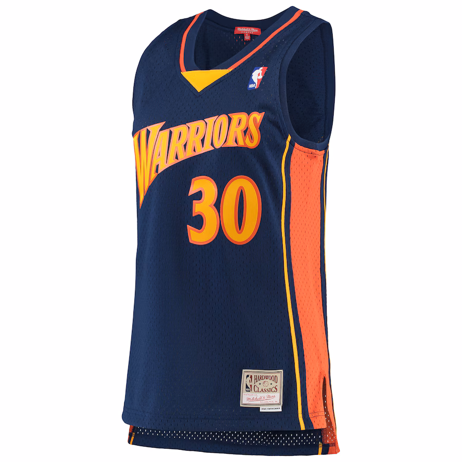 Stephen Curry Warriors 2009-10 Women's Hardwood Classics Jersey