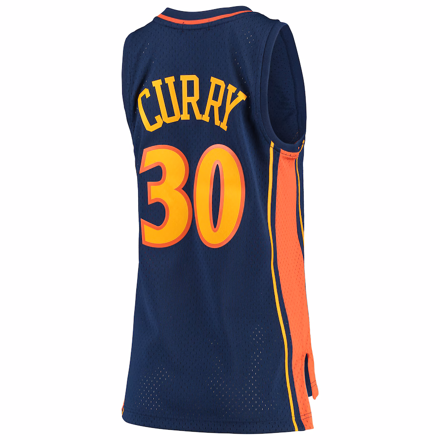 Stephen Curry Warriors 2009-10 Women's Hardwood Classics Jersey