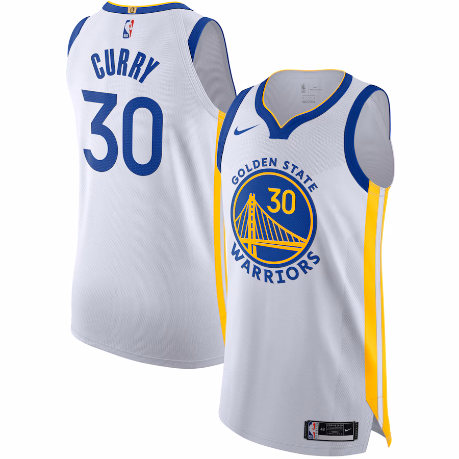 Stephen Curry, Golden State Warriors, Association Edition, White