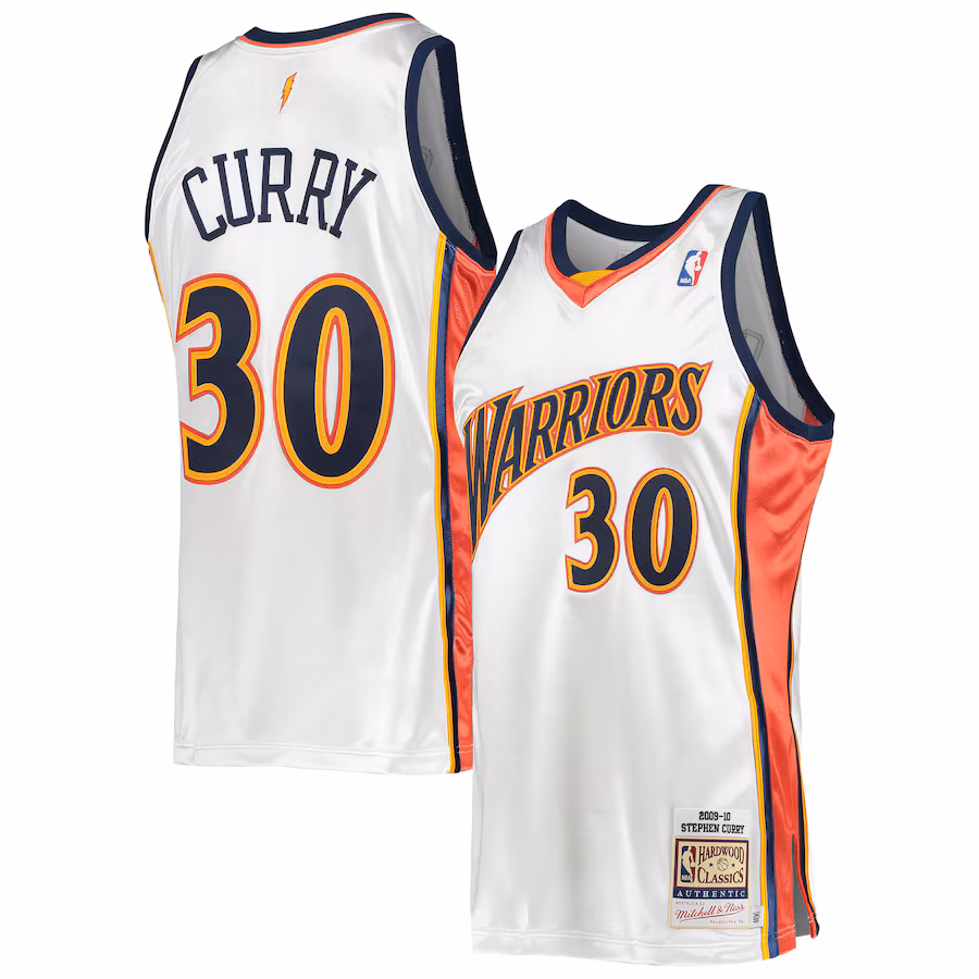 Stephen Curry, Golden State Warriors, 2009/10 Hardwood Classics Jersey, White