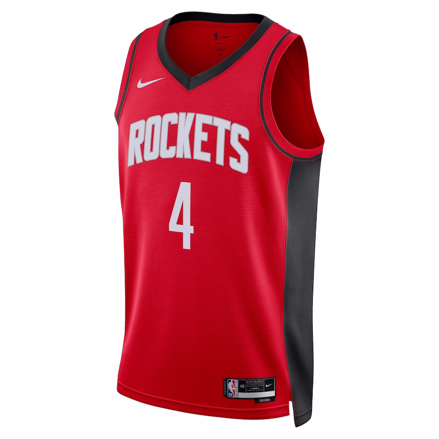 Jalen Green, Houston Rockets, Unisex Icon Edition Jersey, Red