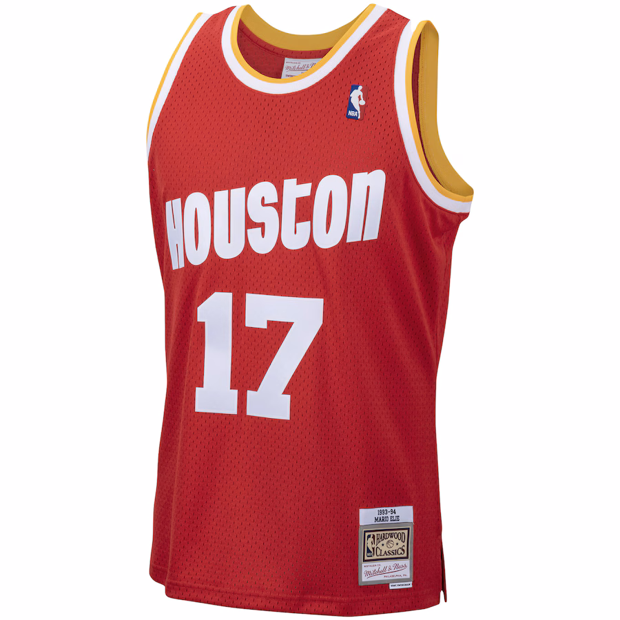 Mario Elie Houston Rockets 1993/94 Hardwood Classics Retro Jersey