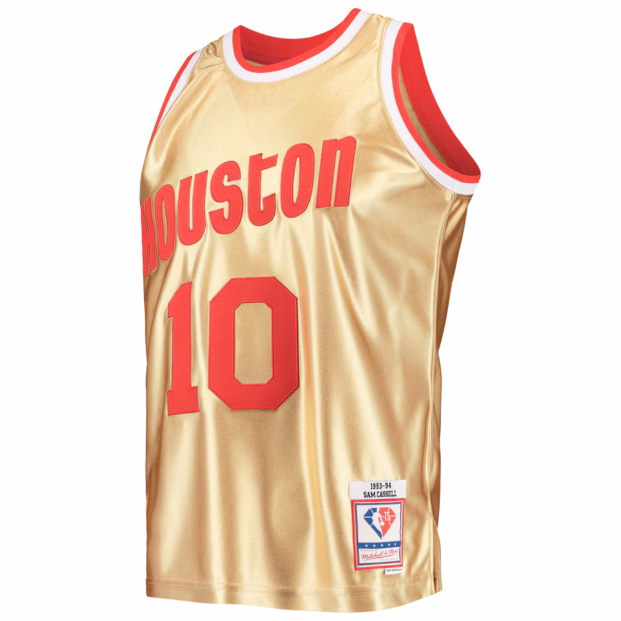 Houston Rockets Cassell 75th Anniversary Retro Jersey 1993/94