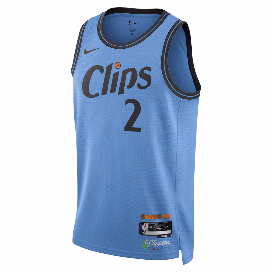 Kawhi Leonard, Los Angeles Clippers 2024/25 City Edition, Hellblau