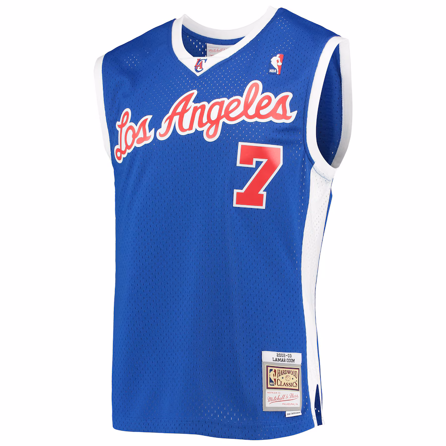 Lamar Odom, Los Angeles Clippers, 2002/03, Navy Blue