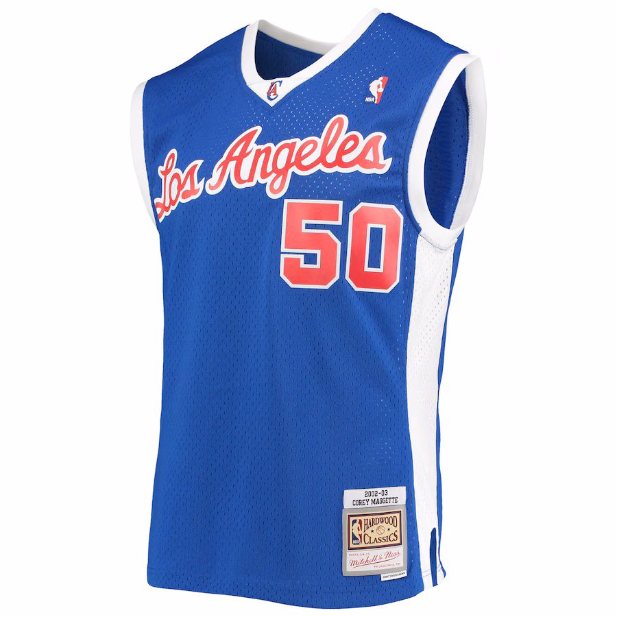 Corey Maggette, Los Angeles Clippers, 2002/03, Navy Blue
