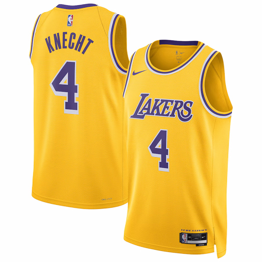 Dalton Knecht, Los Angeles Lakers, Neutral, Gold