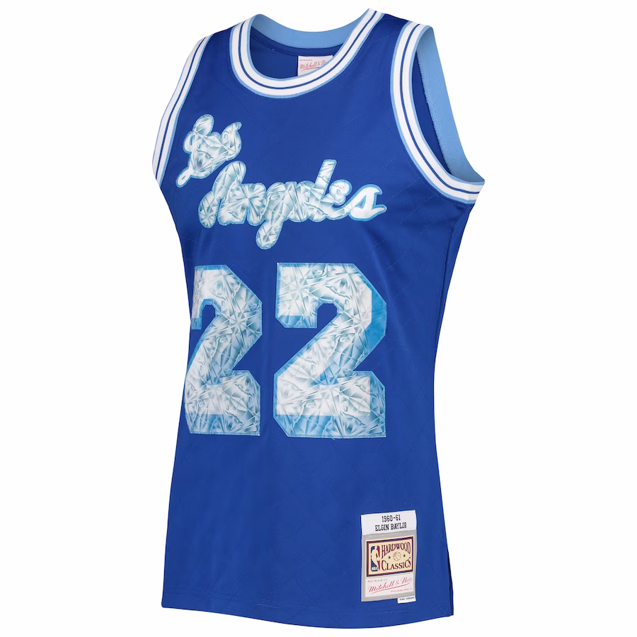 Canotta Basket Elgin Baylor Lakers 75° Anniversario Diamond Edition 96/97