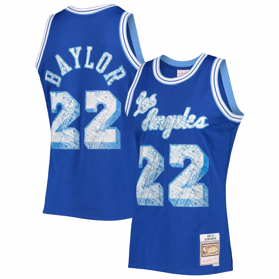 Canotta Basket Elgin Baylor Lakers 75° Anniversario Diamond Edition 96/97