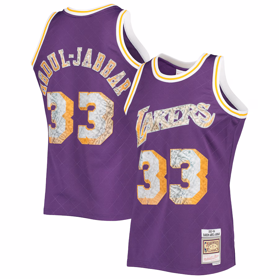 Kareem Abdul-Jabbar, Los Angeles Lakers, 1996-97 Classic NBA 75th Anniversary Diamond, Purple