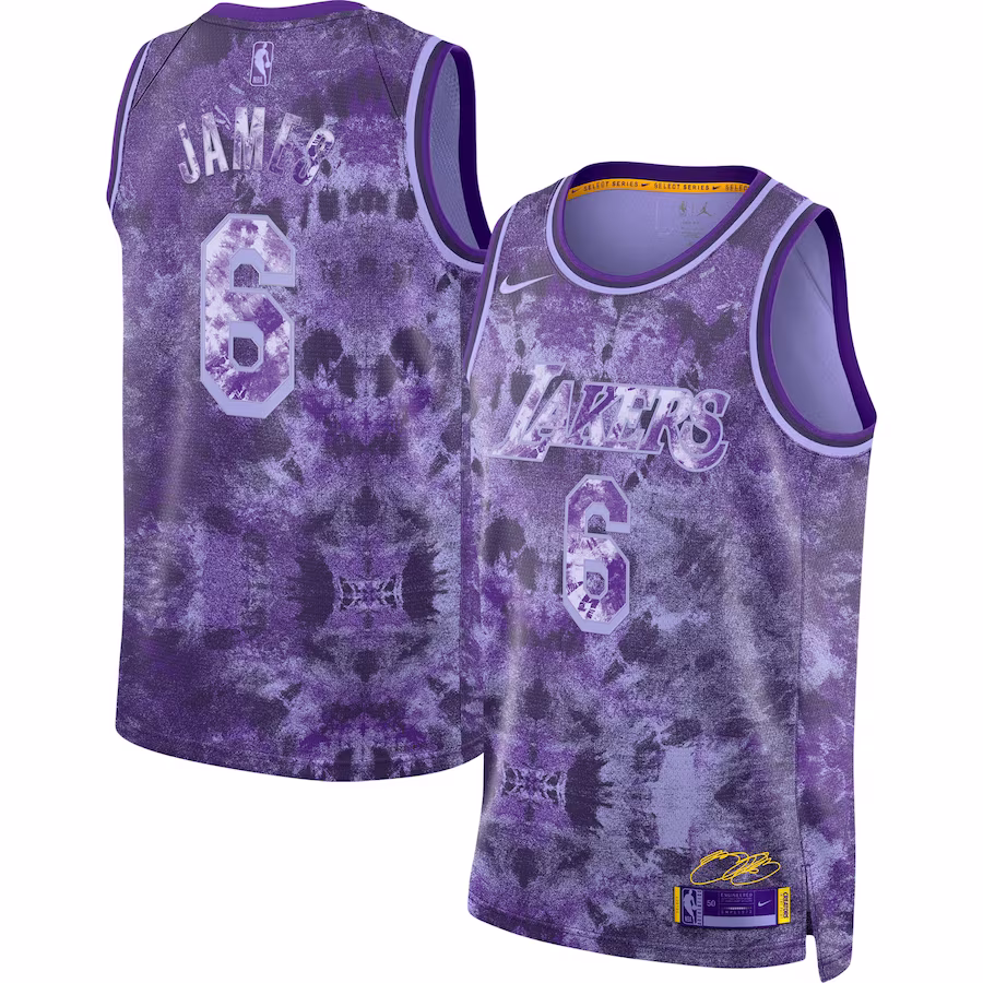 LeBron James, Los Angeles Lakers, Unisex, Purple
